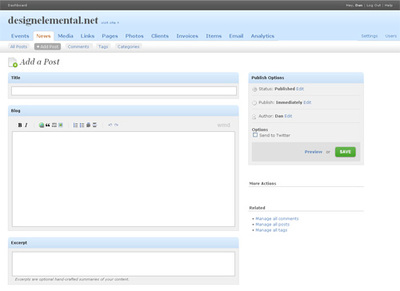 基于CodeIgniter框架開發CMS系統 SiteManagr